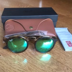 New Ray-Ban Retro Gatsby Green/Tortoise sunglasses